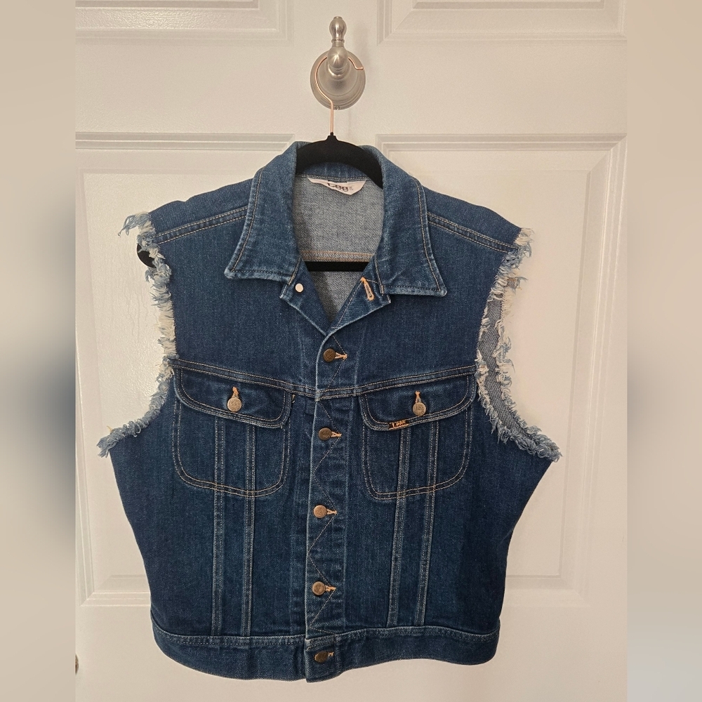 Lee Denim Sleeveless Vest